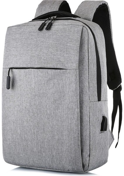 Oxford Kumaş Düz Renk Bilgisayar Çantası 14 Inç 15.6 Inç Dizüstü Sırt Çantası Erkek Iş Seyahati Sırt Çantası (Yurt Dışından) modelleri