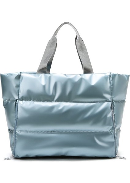 Kadınlar Için Puffer Tote Çanta Büyük Kapasiteli Hafif Omuz Çantası (Yurt Dışından)