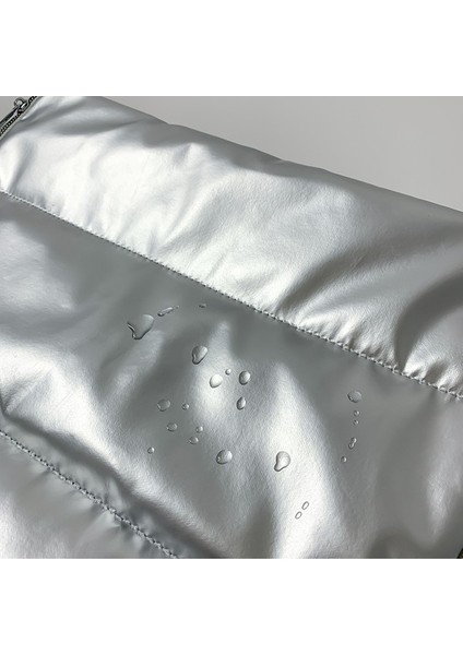 Kadınlar Için Puffer Tote Çanta Büyük Kapasiteli Hafif Omuz Çantası (Yurt Dışından)