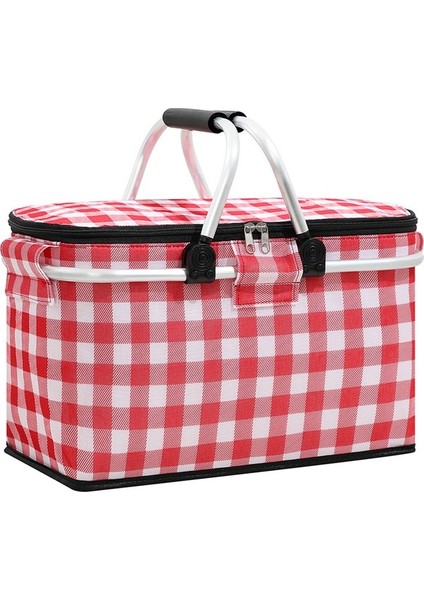 32 Litre Büyük Kapasiteli Katlanabilir Yalıtımlı Piknik Çantası - 40X23X20CM (Yurt Dışından)