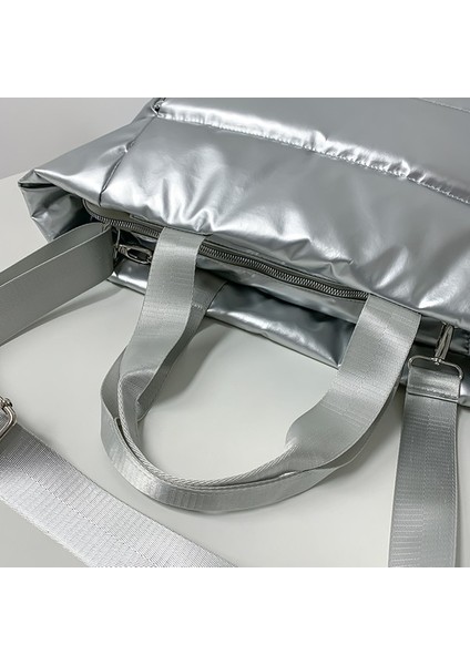 Kadınlar Için Puffer Tote Çanta Büyük Kapasiteli Hafif Omuz Çantası (Yurt Dışından) indirimleri