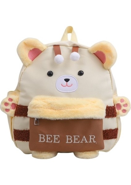 Ayı Tasarımlı Sevimli Karikatür Sırt Çantası (Yurt Dışından)