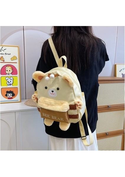 Ayı Tasarımlı Sevimli Karikatür Sırt Çantası (Yurt Dışından) modelleri