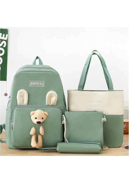 4 Parça Büyük Kapasiteli Okul Çanta Seti (Yurt Dışından) modelleri