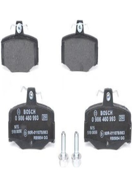 0986460993 Balata Fren Arka Nissan: PRIMERA-P11 96-02 1.6/almera 02- Uyumlu