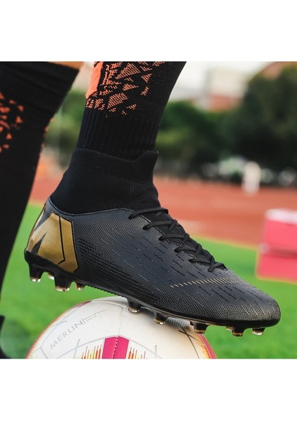 Erkek Futbol Ayakkabısı Bilekli Halı Saha Krampon (Yurt Dışından)