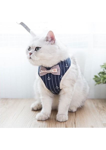 Kedi Tasması ， Yavru Yelek Tipi Göğüs Kayışı Anti-Escape Kedi Tasması (Yurt Dışından)