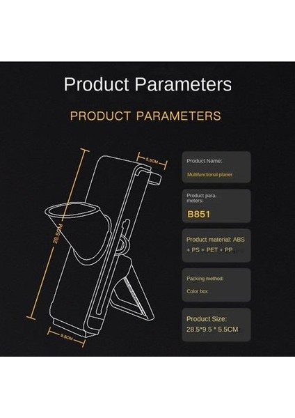 Plastik Sebze Dilimleyici, Mutfak Için Modern Paslanmaz Çelik Bıçak Çok Fonksiyonlu Ipek Dilimleyici (Yurt Dışından) fiyatları