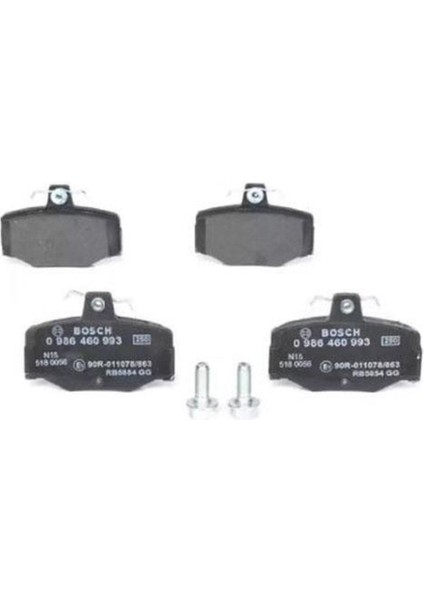 0986460993 Disk Balata Nissan Primera, Almera Arka Uyumlu