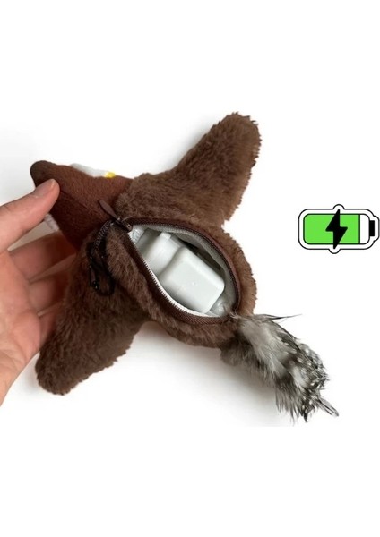Şarjlı Peluş Uçan Kuş Oyuncak