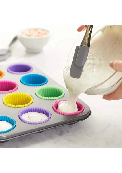 12'li Silikon Muffin Kalıbı