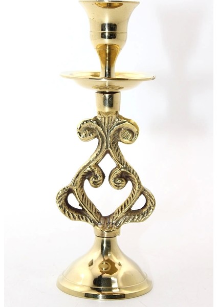 Tekli Pirinç Şamdan Model 5