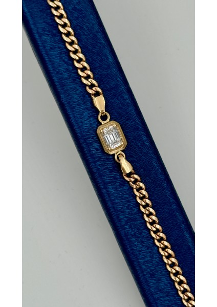 14 Ayar Altın Baget Gurmet Bileklik modelleri