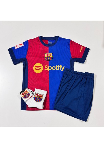 Barcelona 2024/25 Yeni Raphinha Çocuk Forması (Armalı Set)