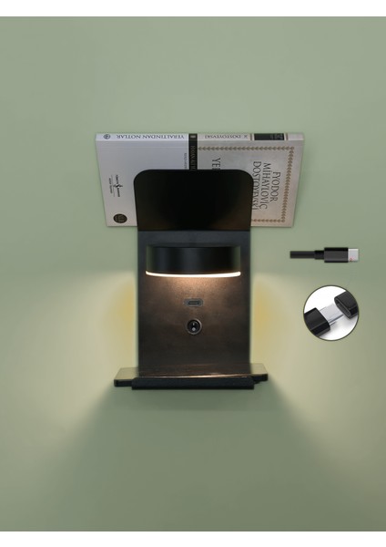 Modern Apli̇k, Duvar Apli̇ği̇, Type-C Şarj Gi̇ri̇şli̇