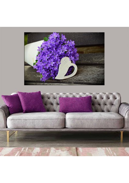 - Dekoratif Çiçek Kanvas Tablo