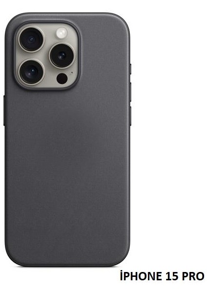 iPhone 15 Pro Için Magsafe Özellikli Mikro Dokuma Kılıf