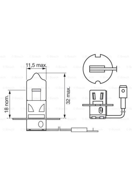 Halogen Ampul H3 24V 70W 64156-