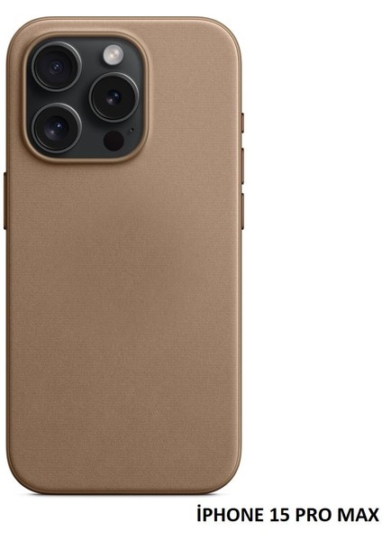 iPhone 15 Pro Max Için Magsafe Özellikli Mikro Dokuma Kılıf fırsatları