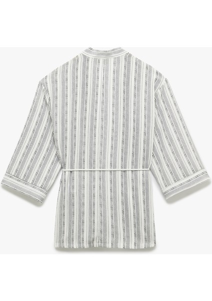 Rahat Kalıp Kemer Detaylı 3/4 Geniş Kollu Uzun Kimono fiyatları