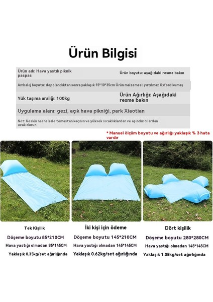 4 Kişi Su Geçirmez Açık Yastık ile Taşınabilir Nem Geçirmez Yastık (Yurt Dışından) fırsatları