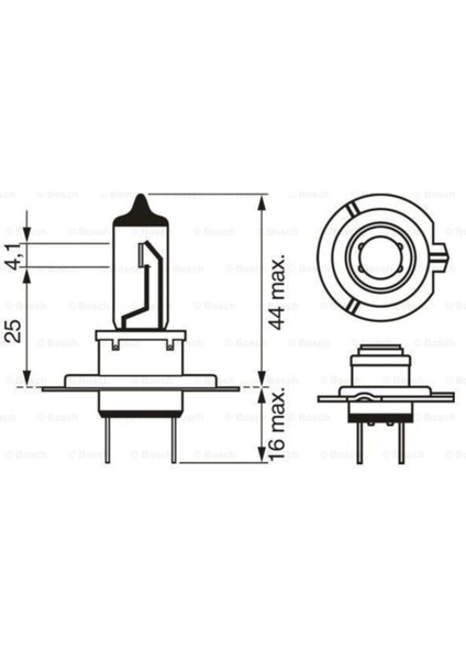 Ampul - Gigalight Plus 120 - 12 V - H7 - 55 W - PX26D H7 PX26D- modelleri