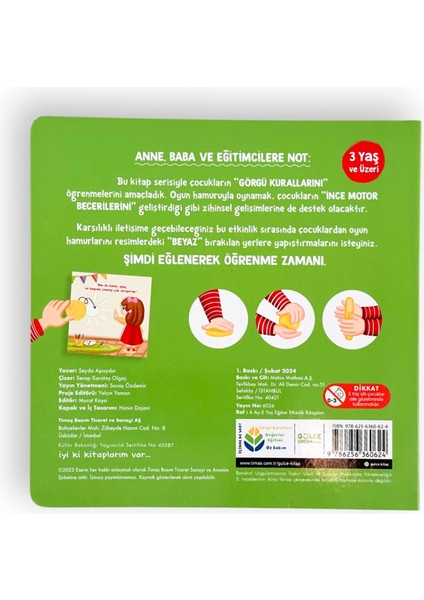 Kendim Için Ne Yapmalıyım? / Görgü Kuralları Serisi / Oyun Hamurlu Kitap Seti - Şeyda Apaydın
