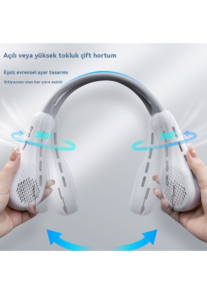 Asılı Boyun Taşınabilir Spor Sessiz Mini USB Bıçaksız Fan (Yurt Dışından) modelleri