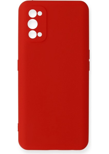 Realme 7 Pro Kılıf Nano Içi Kadife Silikon - Kırmızı Zrnet