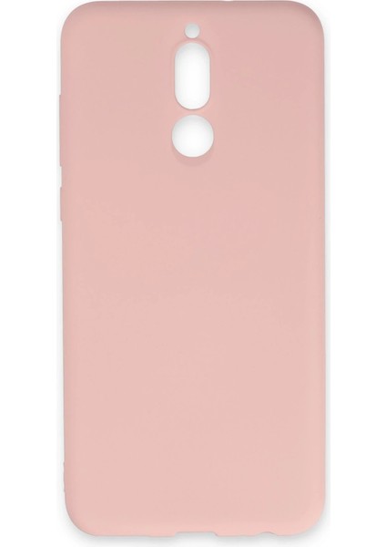 Huawei Mate 10 Lite Kılıf Nano Içi Kadife Silikon - Pudra Zrnet