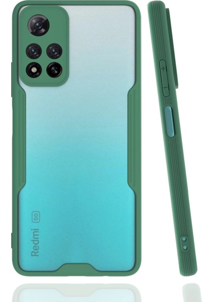 Xiaomi Redmi Note 11 Pro Plus 5g Kılıf Platin Silikon - Yeşil Zrnet