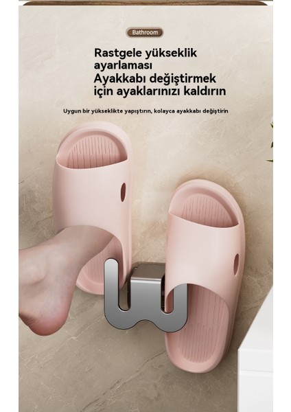 Banyoda Delinmeyen Duvara Asılı Trek Ayakkabı Rafı (Yurt Dışından)