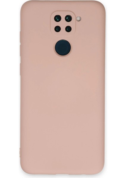 Xiaomi Redmi Note 9 Kılıf Nano Içi Kadife Silikon - Pudra Zrnet