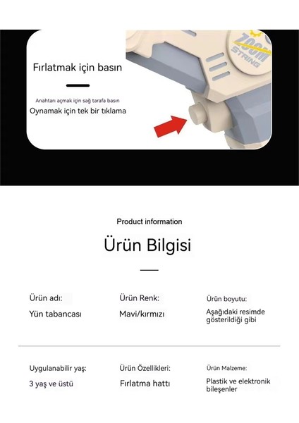 Elektrikli Aydınlık Ip Başlatıcısı Yaratıcı Oyuncak (Yurt Dışından) fiyatları