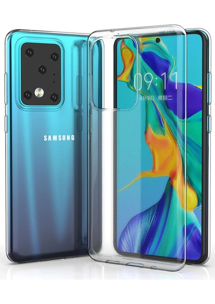 Samsung Galaxy S20 Ultra Kılıf Lüx Şeffaf Silikon Zrnet