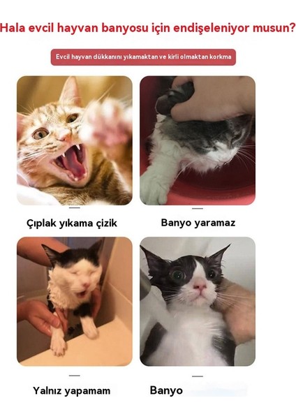 Evcil Hayvan Banyo Sabit Yardımcı (Yurt Dışından) modelleri