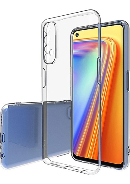 Realme 7 Pro Kılıf Lüx Şeffaf Silikon - Şeffaf Zrnet