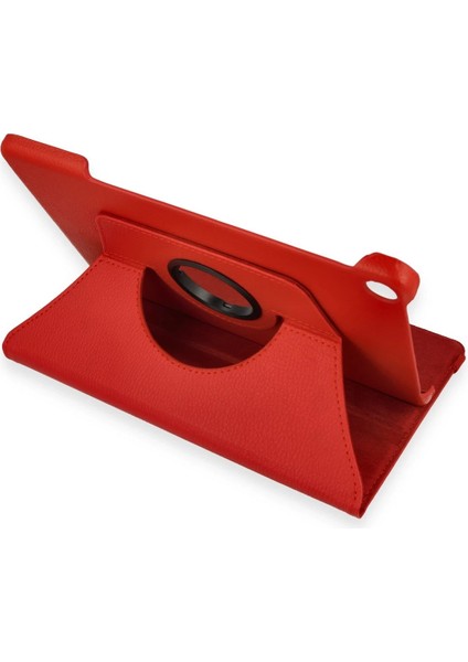 Huawei Matepad Se Kılıf 360 Tablet Deri Kılıf - Kırmızı Zrnet