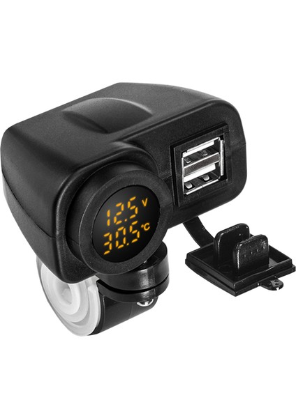 Motosiklet Arabası Bir Ila Iki Çok Fonksiyonlu Çift Delikli USB Arayüzü (Yurt Dışından)