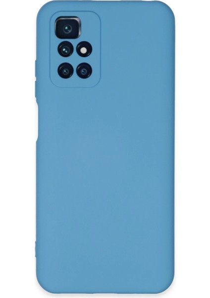 Xiaomi Redmi 10 2022 Kılıf Nano Içi Kadife Silikon - Mavi Zrnet