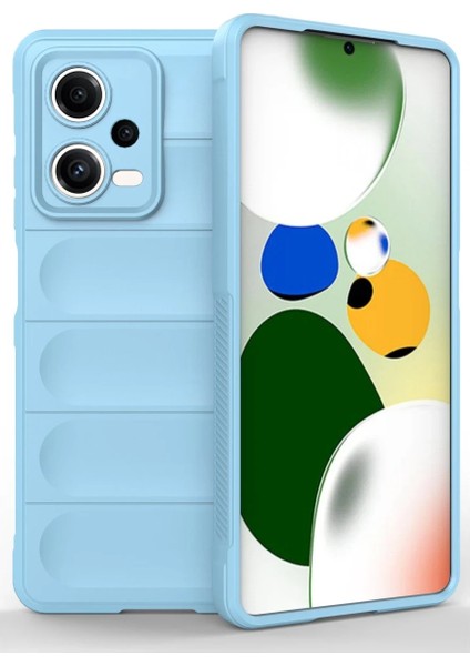 Xiaomi Poco X5 5g Kılıf Optimum Silikon - Sky Blue Zrnet