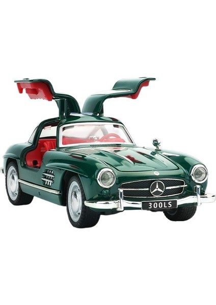 1:32 Mercedes-Benz 300SL Alaşım Araba Geri Çekmeli Sesli ve Işıklı Araba Modeli (Yurt Dışından)