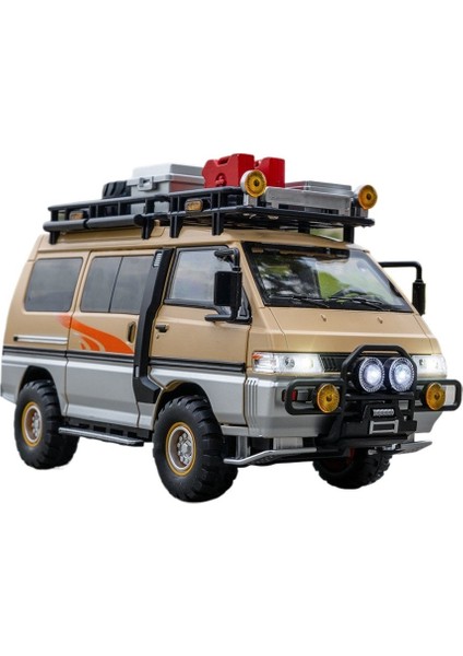 1:24 Mitsubishi Delica Alaşım Arazi Aracı Model Araba Oyuncak (Yurt Dışından)