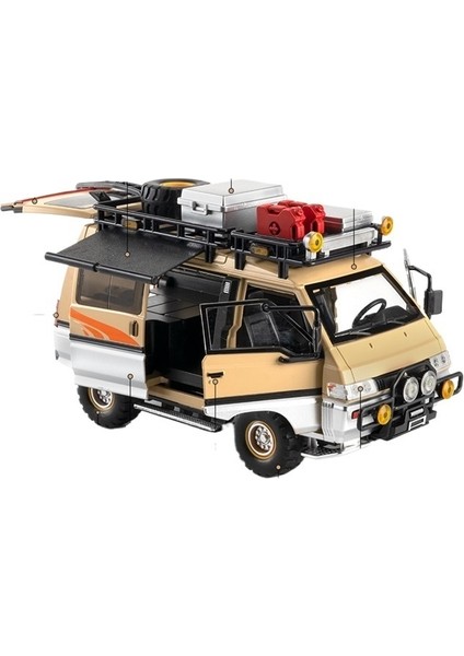 1:24 Mitsubishi Delica Alaşım Arazi Aracı Model Araba Oyuncak (Yurt Dışından)