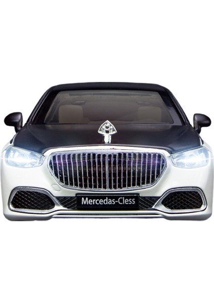1:24 Mercedes-Benz Maybach S680 Alaşım Araba Modeli Oyuncak (Yurt Dışından)