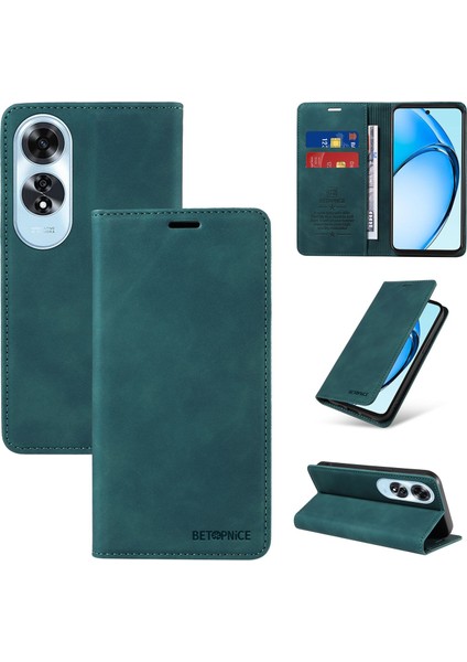 Compatible With Oppo A60 4g Wallet Leather-Rfıd Blocking Card Holders-Shockproof Tpu Flip Cover (Yurt Dışından)