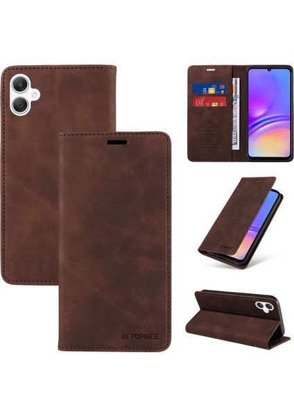 Compatible With Samsung Galaxy A06 4g Wallet Leather-Rfıd Blocking Card Holders-Shockproof Tpu Flip Cover (Yurt Dışından)