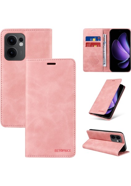 Compatible With Oppo Reno 13F Wallet Leather-Rfıd Blocking Card Holders-Shockproof Tpu Flip Cover (Yurt Dışından)