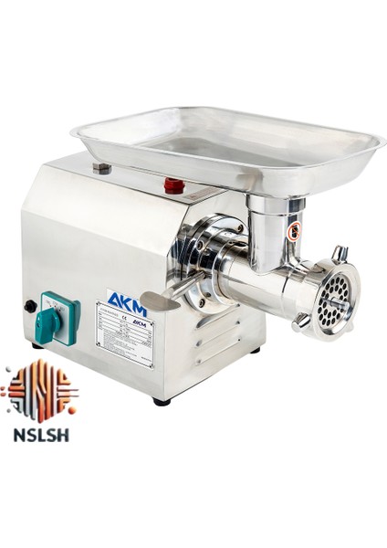 Durnes-Akm 12 No Iç-Dış Komple Paslanmaz Et Kıyma Makinesi Çıkma Kafa 220V Monofaze
