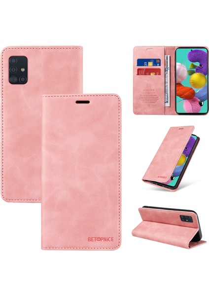 Compatible With Samsung Galaxy A51 4g Wallet Leather-Rfıd Blocking Card Holders-Shockproof Tpu Flip Cover (Yurt Dışından)